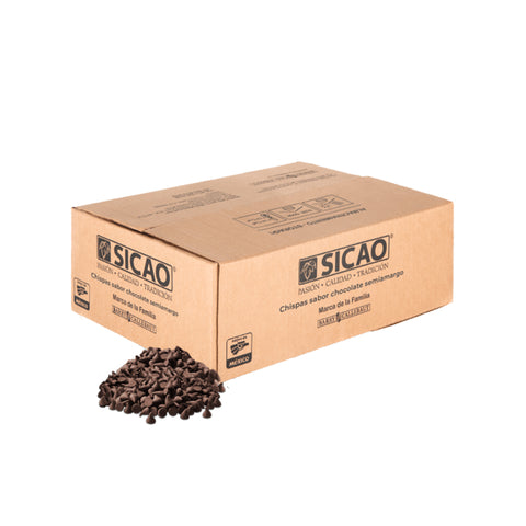 Chispas Sicao® Sabor Chocolate Semi-amargo - 500gr / 8kg