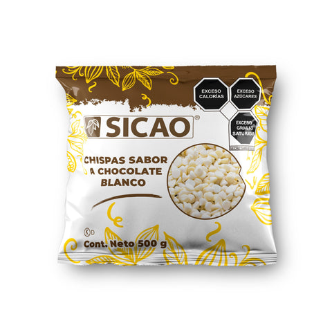Chispas Sicao® Sabor Chocolate Blanco - 500gr / 8kg
