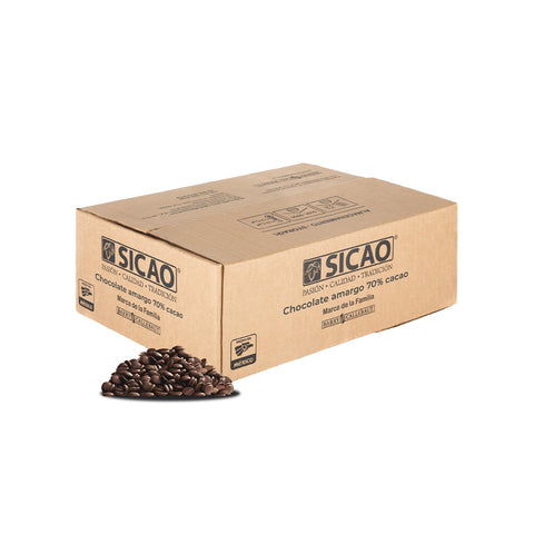 Sicao Wafer Chocolate Amargo 70% Granel