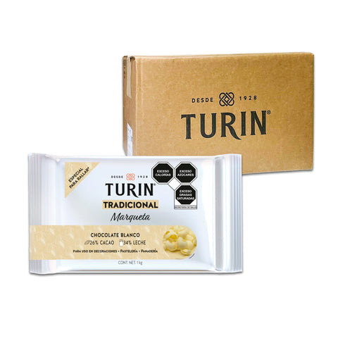 Turín® Marqueta Tradicional Chocolate Blanco