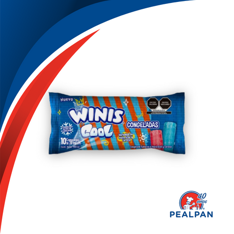 Winis Cool Congeladas Bolsa con 10 Piezas
