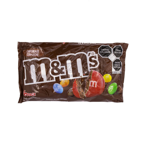 M&M'S® Chocolates con Leche - 6 Pack