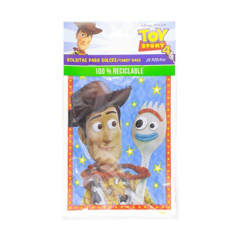 Bolsitas para dulces toy story 25 piezas