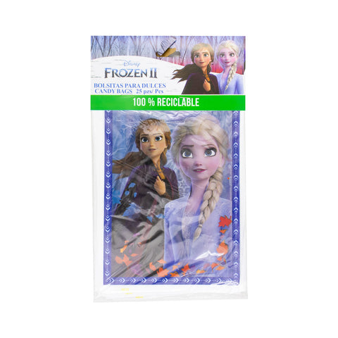 Bolsitas para dulces frozen 25 piezas