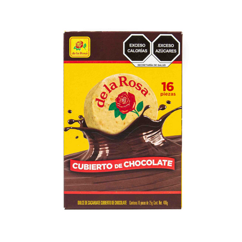 Mazapán De la Rosa® Cubierto de Chocolate Gigante 16 pzas.