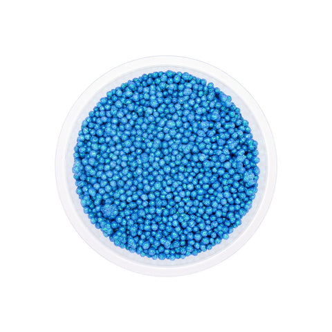 Perla baby diamantada azul