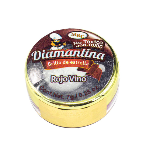 Diamantina Brillo De Estrella Rojo Vino Ma Baker And Chef Pieza.
