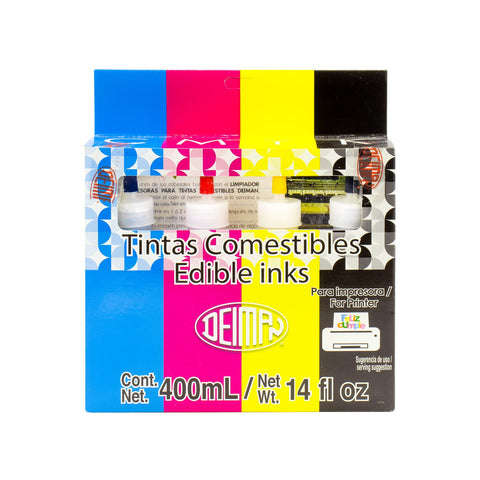 Tinta comestible para impresora deiman 400 ml.