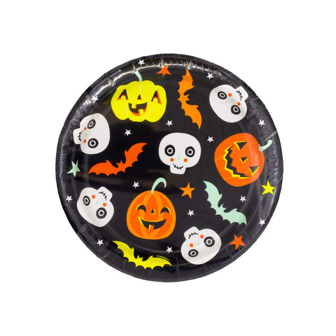 Plato 7 pulgadas pumpkin 8 piezas