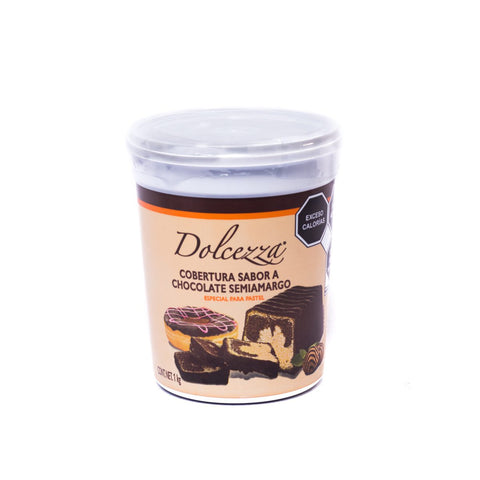 Dolcezza® Cobertura para Pastel Sabor Chocolate Semiamargo