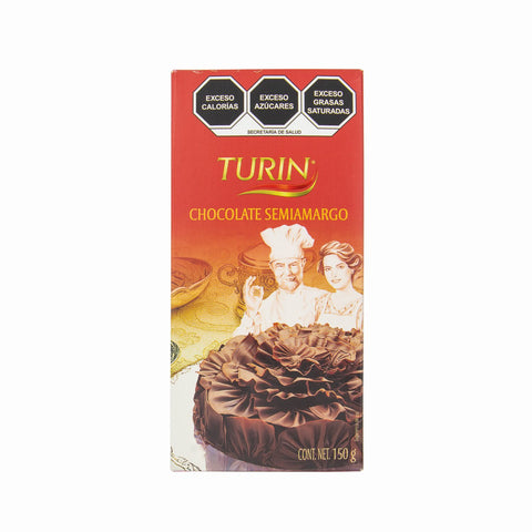 Tablilla chocolate semiamargo turin