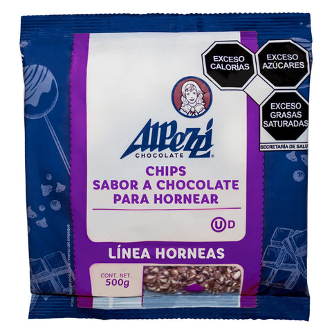 Chips bicolor blanco/rosa semi amargo Alpezzi - 500g / 10kg