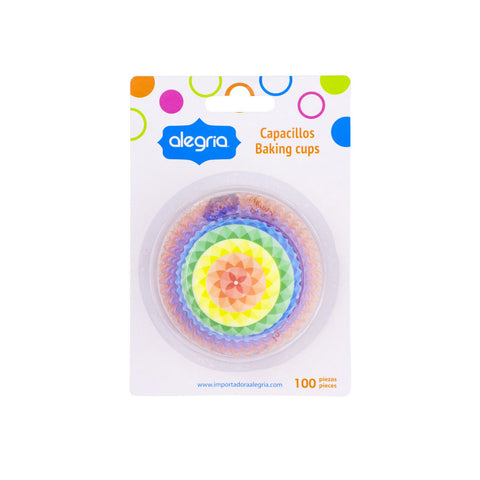 Capacillos Baking Cup Mandala 100 Piezas.