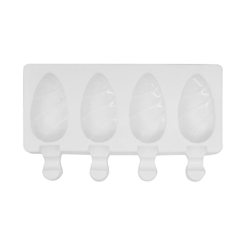 Molde de silicón paletas magnum 4 cavidades