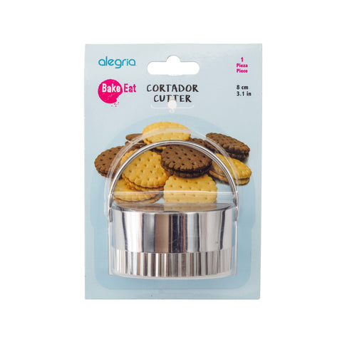 Cortador Metal Rizado Con Mango 8 Cm Pieza.