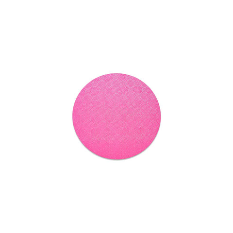 Base Tambor Cartón Redonda Rosa Fucsia 20 Cm.