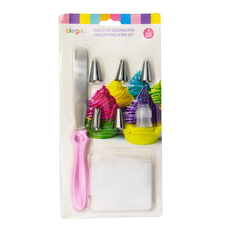 Juego Decoración Espátula Bolsa Duyas 8 Piezas.