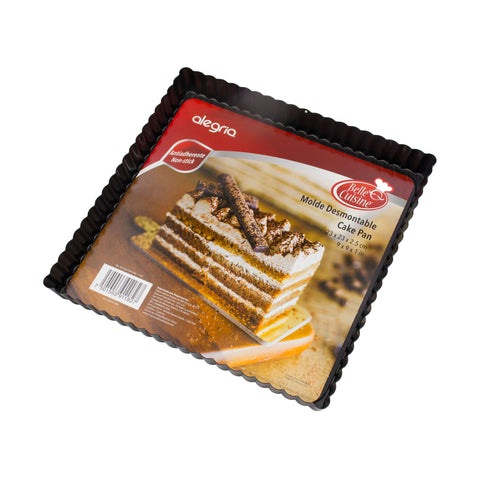 Molde Desmontable Cuadrado Rizado Belle Cuisine Alegría®