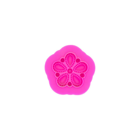 Molde de silicón de flor