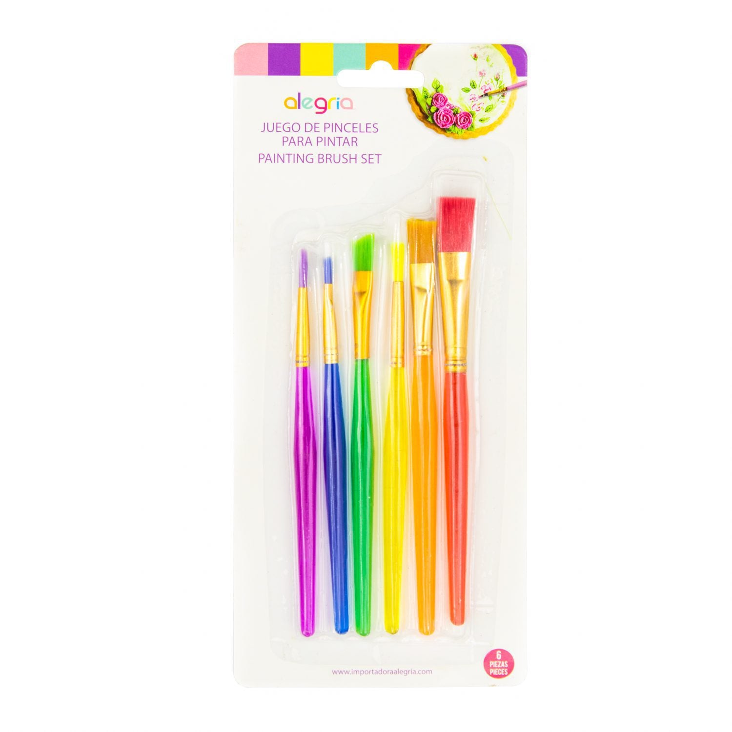 Juego De Pinceles De Colores – Pealpan