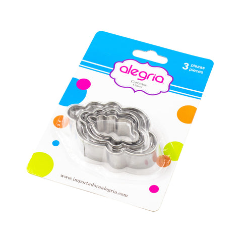 Juego Cortador Metal Nube 3 Piezas.