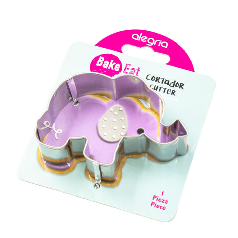 Cortador De Galleta Metal Elefantito Pieza.