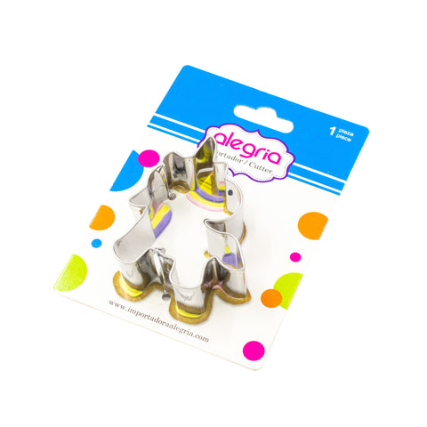 Cortador De Galleta Metal Unicornio Bebé Pieza.