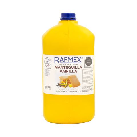 Sabor Mantequilla Vainilla Rafmex 4 Litros.