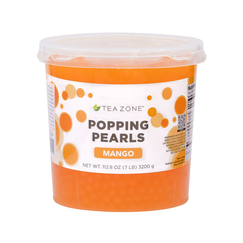 Popping Pearls Tea Zone® Sabor Mango – Cubeta