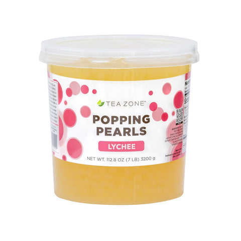 Popping Pearls Tea Zone® Sabor Lychee – Cubeta