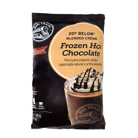 20° below blended creme frozen-hot chocolate Big Train