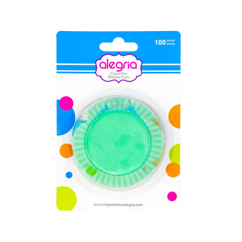 Capacillo Standard Verde Pastel 100 Piezas.
