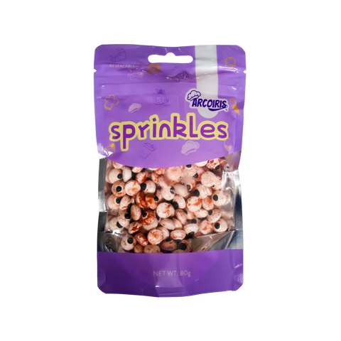 Sprinkles de Halloween Ojos Sangrientos Comestibles Arcoiris®