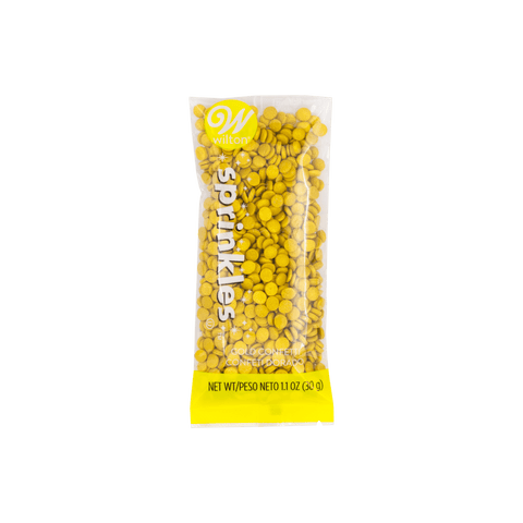 Sprinkles de estrella color dorado Wilton