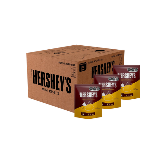 Mini Kisses Hershey’s® Semiamargo – Chispas Horneables para Repostería