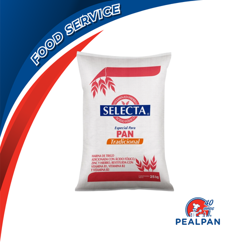 Harina Selecta® Pan Tradicional – Bulto de 25 kg