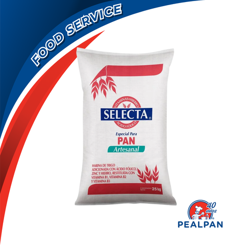 Harina Selecta® Pan Artesanal Suave – Bulto de 25 kg