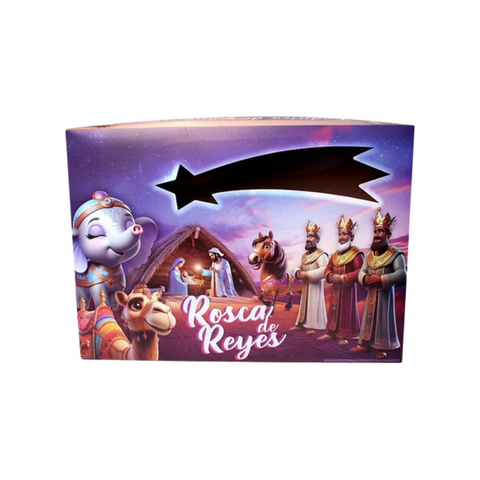 Caja para Rosca Estrella de Nacimiento Mediana