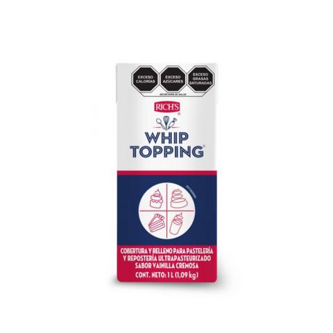 Rich's® Whip Topping® sabor vainilla cremosa UHT