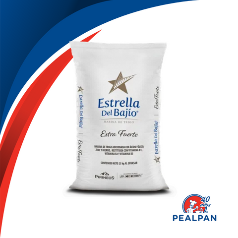 Harina Estrella del Bajío Extra Fuerte 25 kg