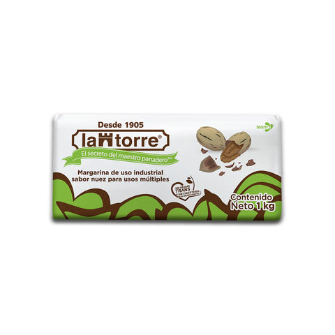 La Torre® Margarina Multiusos Sabor Nuez - 1kg / 10kg