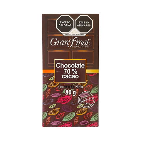 Tableta de Chocolate 70% Cacao La Frontera®