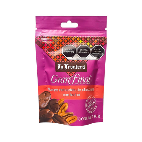 Nueces cubiertas de chocolate con leche La Frontera